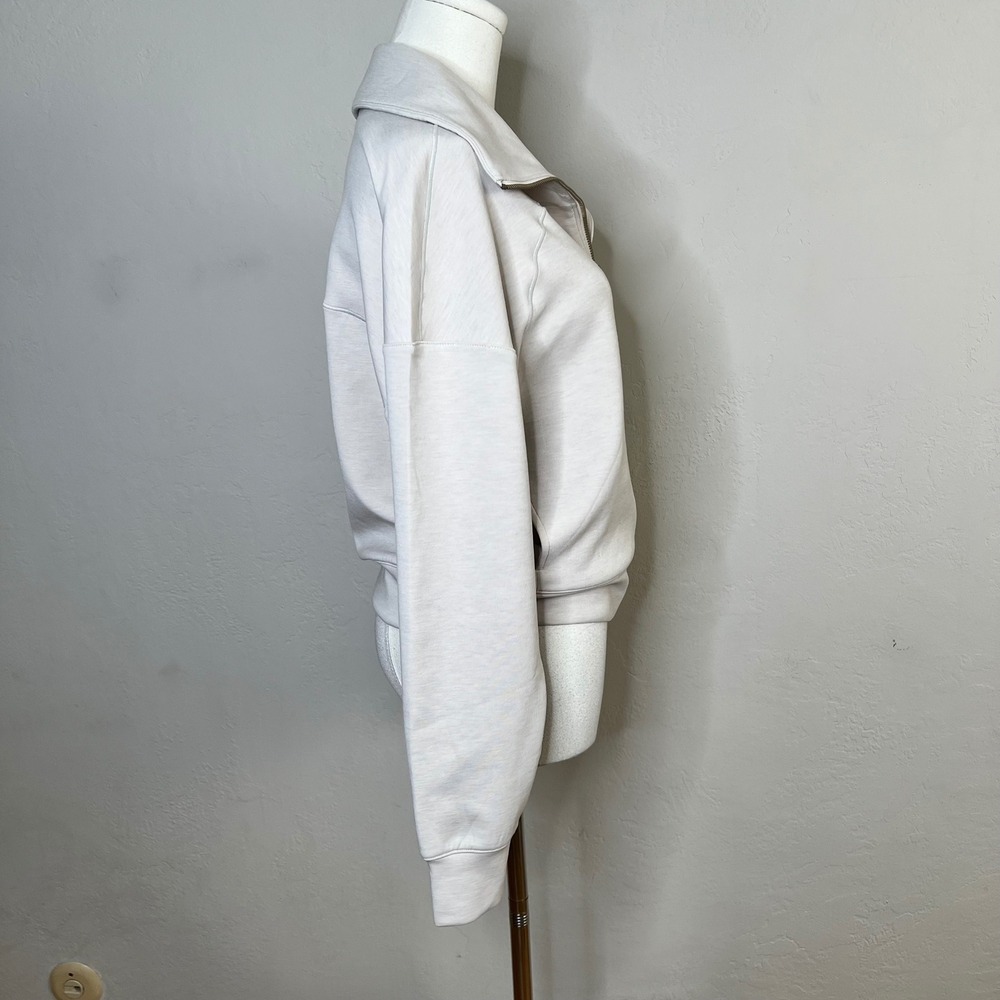 Rhone Pullover DreamGlow 1/2 Zip Womens Size XS Sand Half Zip Cropped Boxy NEW - Picture 7 of 11